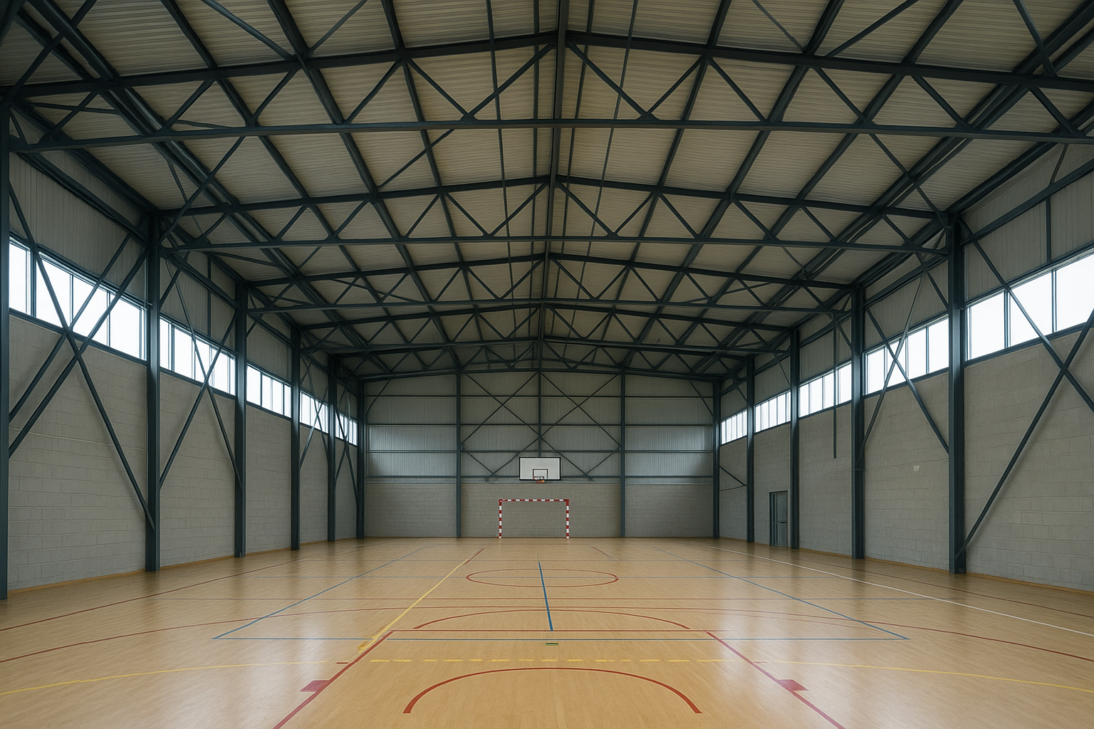 Pavelló estructura metàl·lica